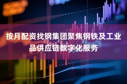 按月配资找钢集团聚焦钢铁及工业品供应链数字化服务